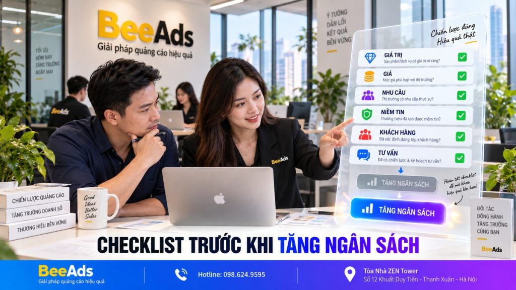 Checklist trước khi tăng ngân sách quảng cáo cho sản phẩm khó bán